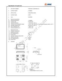 NX5032SA-13.000000MHZ-G1 Datasheet Cover