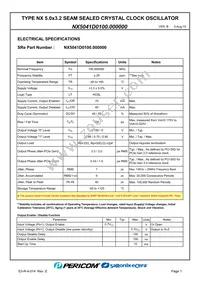 NX5041D0100.000000 Datasheet Page 3