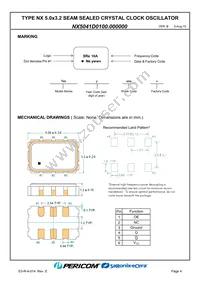 NX5041D0100.000000 Datasheet Page 6