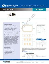 NX5061E0156.250000 Datasheet Cover