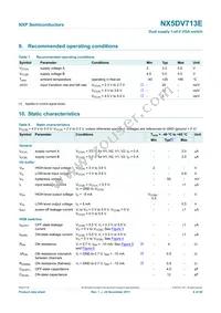 NX5DV713EHF Datasheet Page 6