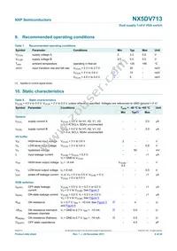 NX5DV713HF Datasheet Page 6