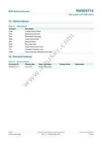 NX5DV713HF Datasheet Page 17
