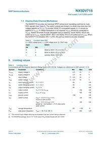 NX5DV715HF Datasheet Page 5