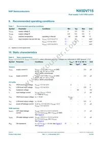NX5DV715HF Datasheet Page 6