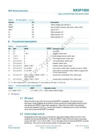 NX5P1000UKZ Datasheet Page 4