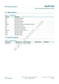 NX5P1100UKZ Datasheet Page 17