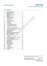 NX5P1100UKZ Datasheet Page 20