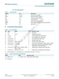 NX5P2090UKZ Datasheet Page 4