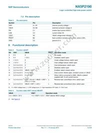 NX5P2190UKZ Datasheet Page 4