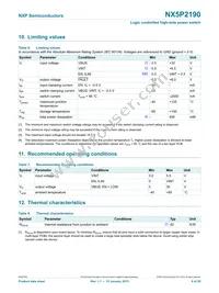 NX5P2190UKZ Datasheet Page 8