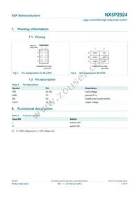 NX5P2924UKZ Datasheet Page 3
