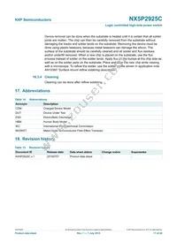 NX5P2925CUKZ Datasheet Page 17