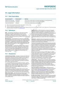 NX5P2925CUKZ Datasheet Page 18