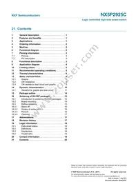 NX5P2925CUKZ Datasheet Page 20