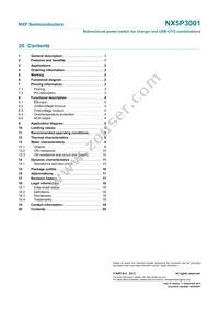 NX5P3001UKZ Datasheet Page 20