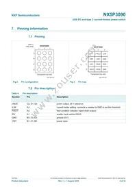 NX5P3090UKZ Datasheet Page 4