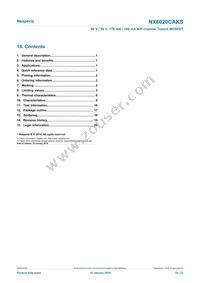 NX6020CAKSX Datasheet Page 22