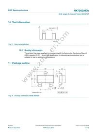 NX7002AKAR Datasheet Page 9