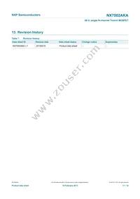 NX7002AKAR Datasheet Page 11