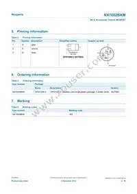 NX7002BKMYL Datasheet Page 2