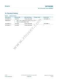 NX7002BKVL Datasheet Page 13