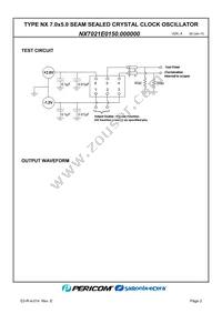 NX7021E0150.000000 Datasheet Page 4