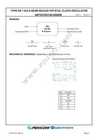 NX7021E0150.000000 Datasheet Page 6