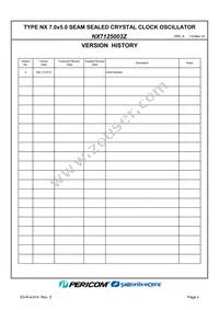 NX7125003Z Datasheet Page 2