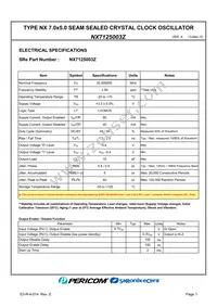 NX7125003Z Datasheet Page 3