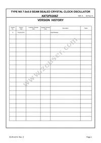 NX72F6208Z Datasheet Page 2