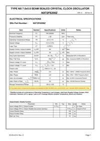 NX72F6208Z Datasheet Page 3