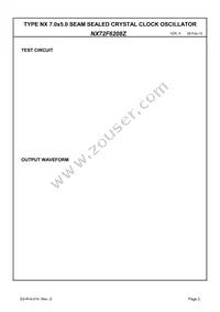 NX72F6208Z Datasheet Page 4