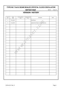 NX72G1102Z Datasheet Page 2