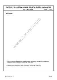 NX72G1102Z Datasheet Page 7