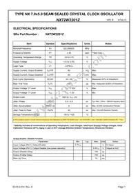 NX72W2201Z Datasheet Page 3