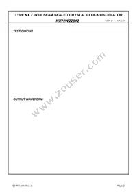 NX72W2201Z Datasheet Page 4