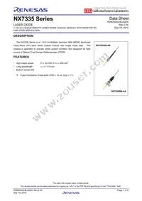 NX7335AN-AA-AZ Datasheet Cover