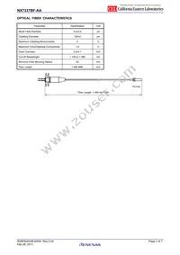 NX7337BF-AA-AZ Datasheet Page 3