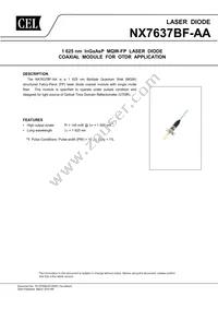 NX7637BF-AA-AZ Datasheet Cover