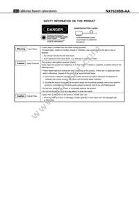 NX7639BB-AA-AZ Datasheet Page 5