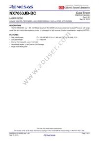 NX7663JB-BC-AZ Datasheet Cover