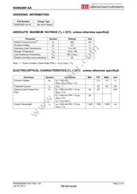 NX8602BF-AA-AZ Datasheet Page 3