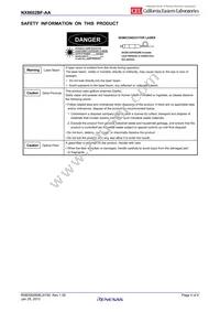 NX8602BF-AA-AZ Datasheet Page 4