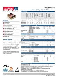 NXE2S1215MC-R13 Datasheet Cover