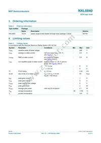 NXL0840 Datasheet Page 2