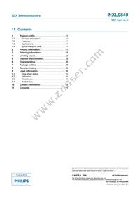 NXL0840 Datasheet Page 11