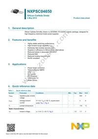 NXPSC04650Q Datasheet Page 2