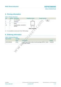 NXPSC06650DJ Datasheet Page 2