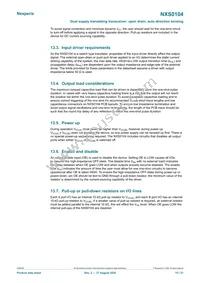 NXS0104GU12X Datasheet Page 15